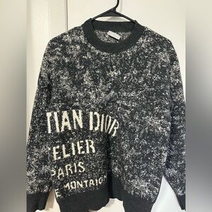 Dior Monochrome Men's Crewneck Sweater